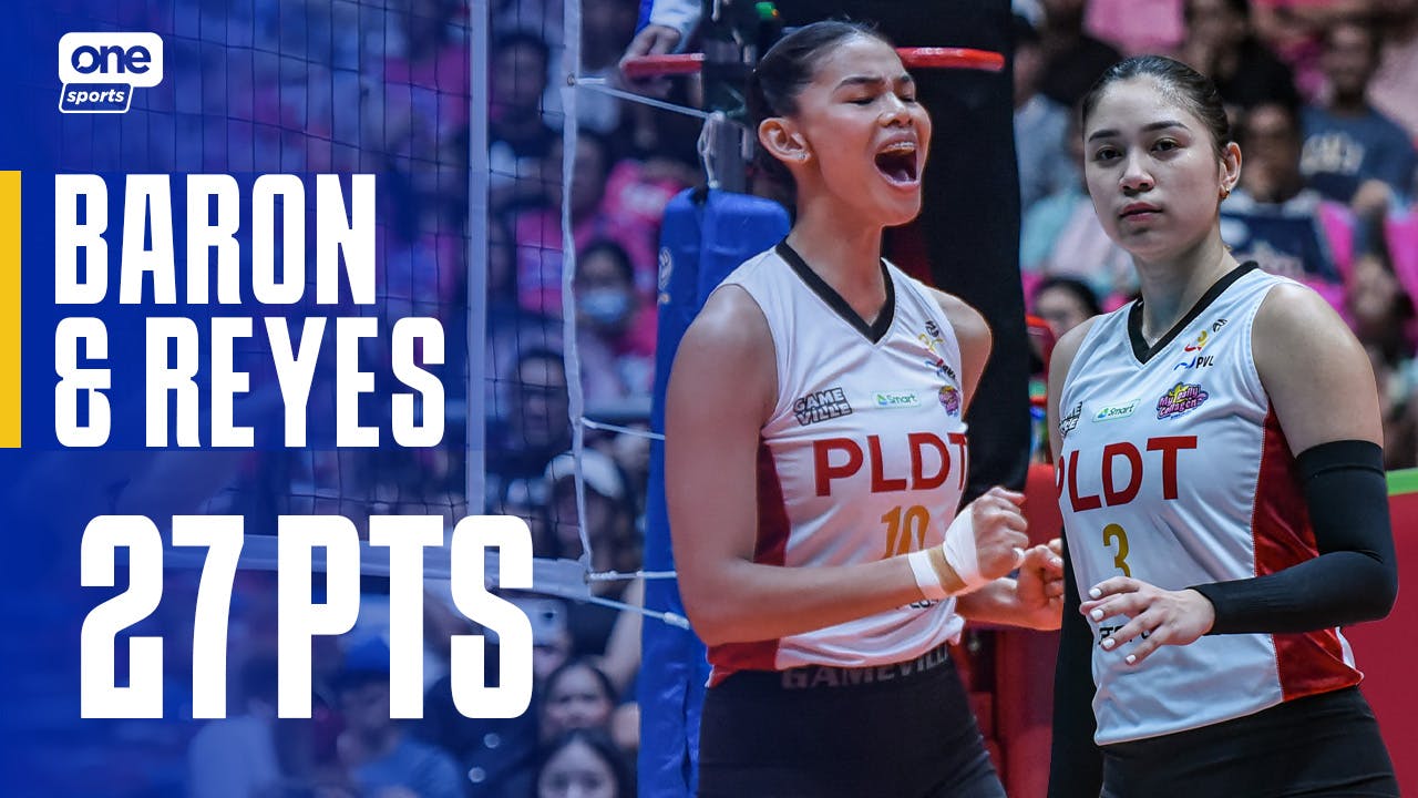 Majoy Baron, Mika Reyes erect tough towers for PLDT to beat Creamline | PVL Highlights